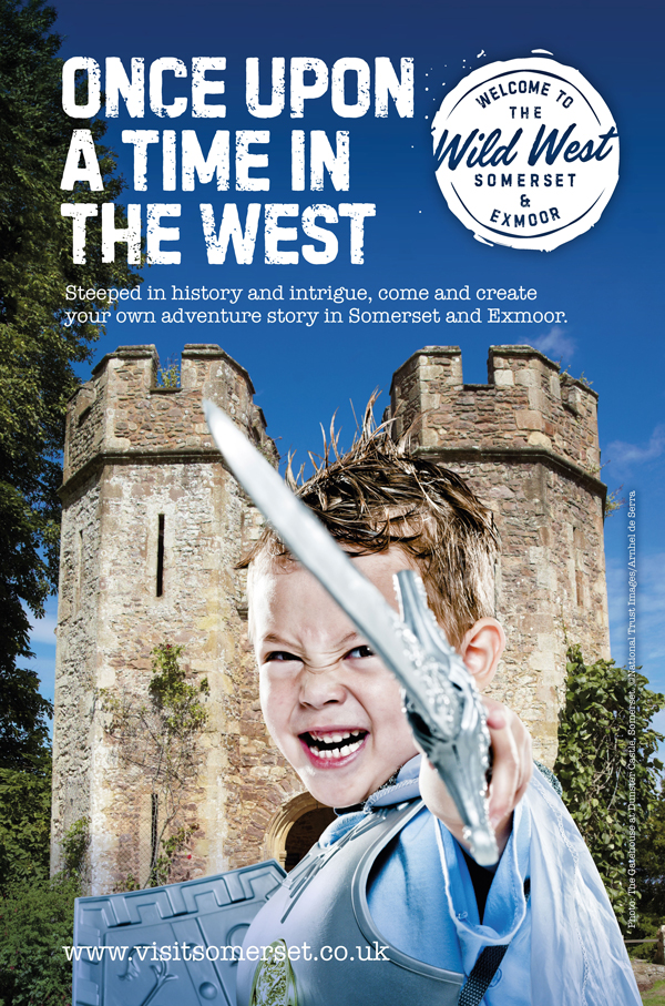 Visit Somerset Wild West campaign adventure poster