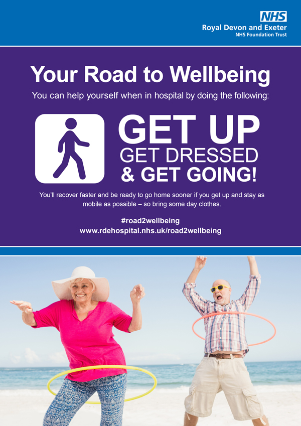 NHS Road to wellbeing poster