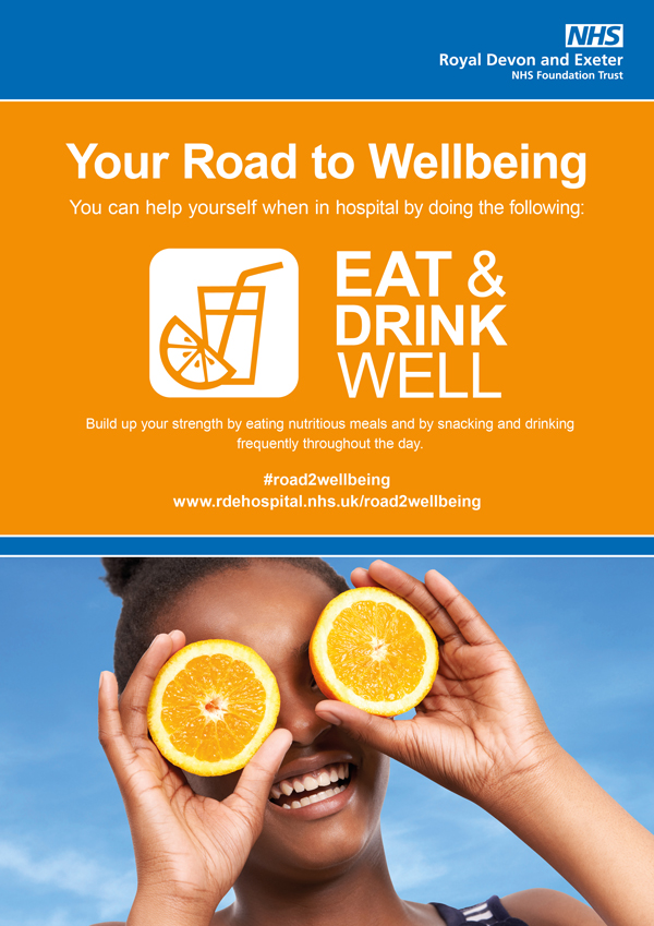 NHS Road to wellbeing poster