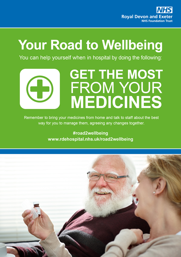 NHS Road to wellbeing poster