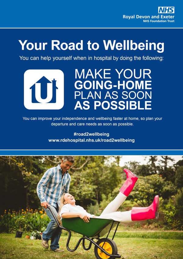 NHS Road to wellbeing poster